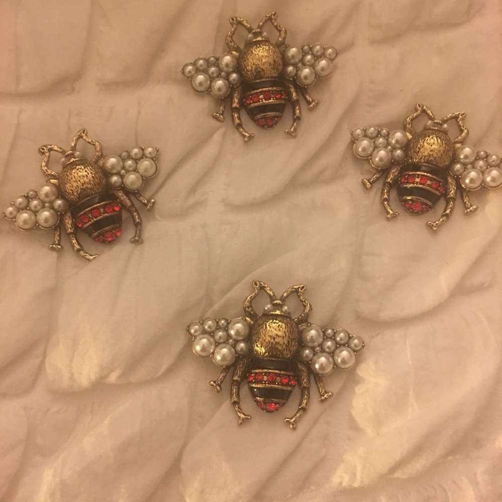 Gucci Bubble Bee Brooches